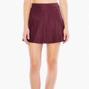 NWT American Apparel Tennis Skirt Truffle Size S